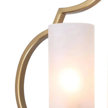 Evelyn Satin Gold Frosted Glass Pendant 249.99