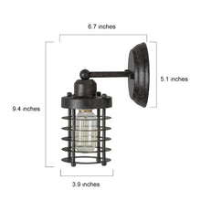 LNC Mini Cage Wall Sconce-Clearance 36.99