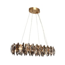 Incandescencia 8-Light 37.5" Glam Brass Rectangle Chandelier