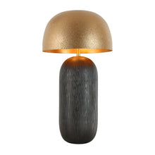 Hecatonimos 2-Light Metal-shade Black and Gold Table Lamp