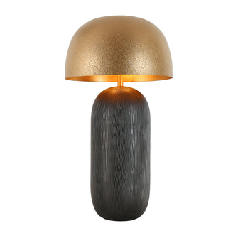 Hecatonimos 2-Light Metal-shade Black and Gold Table Lamp