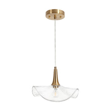 Vitzthum 1-Light 11" Modern Brass Pendant Light