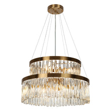 Miswinamp 6-Light 22.5" Glam Brass Double-Tiered Chandelier