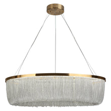 Shoebill 1-Light 31.5" Glam Brass Drum LED Chandelier