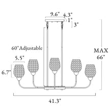 Mirabellisation 8-Light Chandelier