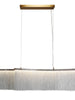 Siouxfalls 2-Light Modern Brass Linear LED Kitchen Island Light