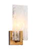 Nereithara 1-Light Gold Square Wall Sconce