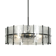 Fiorekaury 8-Light 31.5" Modern Drum Black Chandelier