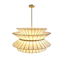 Phaetharvy 12-Light 31.5" Modern Drum Gold Chandelier