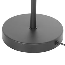 American-style dark-colored fabric pleated cute table lamp