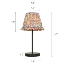 American-style fabric pleated cute desk lamp