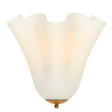 Bright white half-petal glass cover Sconces