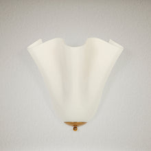 Bright white half-petal glass cover Sconces
