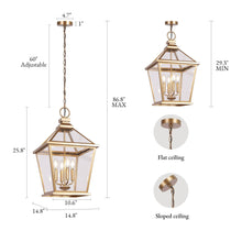 4-Light Outdoor Pendant Lamp